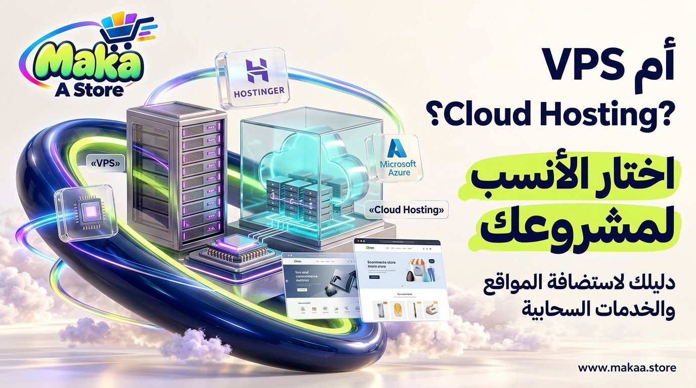 VPS أم Cloud Hosting؟ دليل اختيار الاستضافة للمواقع والمشاريع