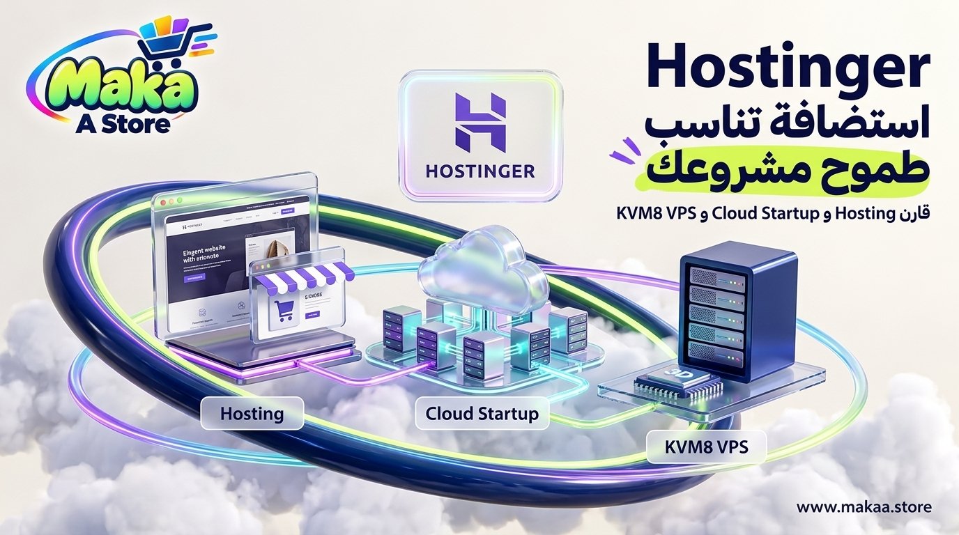 Hostinger للاستضافة: مقارنة الاستضافة وCloud Startup وKVM8 VPS