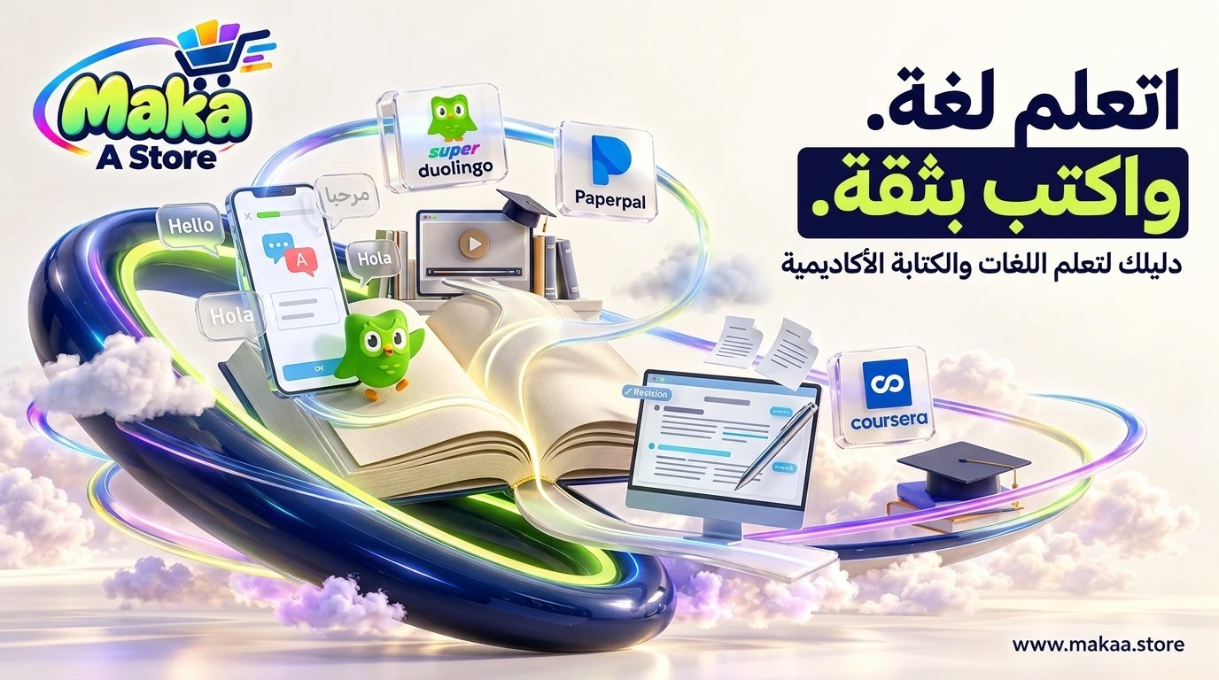 تعلم اللغات والكتابة الأكاديمية: Duolingo وPaperpal