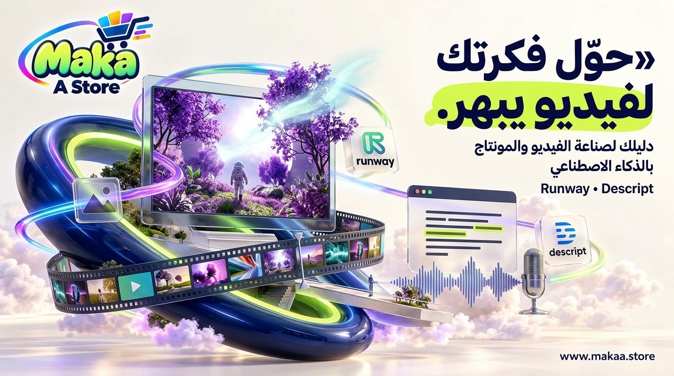 Runway وDescript وأدوات الفيديو بالذكاء الاصطناعي