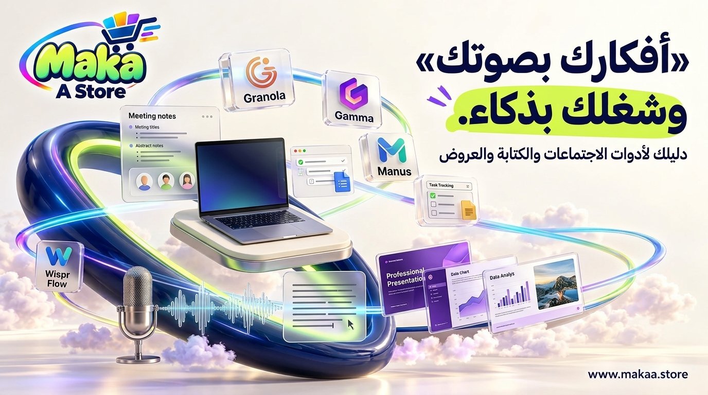الذكاء الاصطناعي للاجتماعات والكتابة والعروض: Granola وGamma وWispr Flow