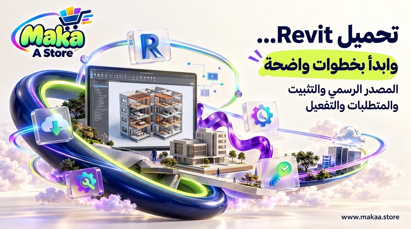 تحميل Autodesk Revit ريفيت من المصدر الرسمي | التثبيت والمتطلبات وطريقة التفعيل