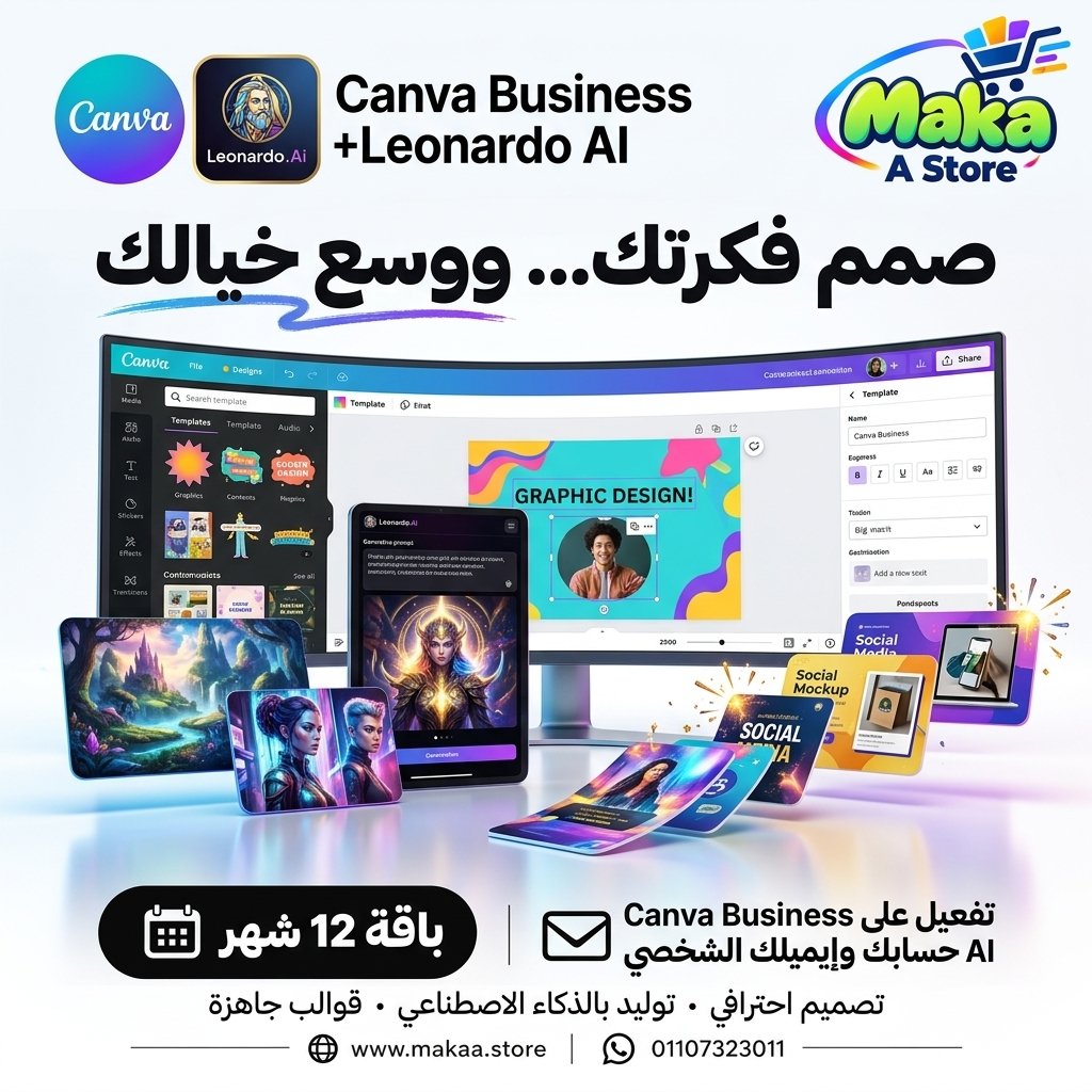 اشتراك كانفا بزنس و ليناردو 